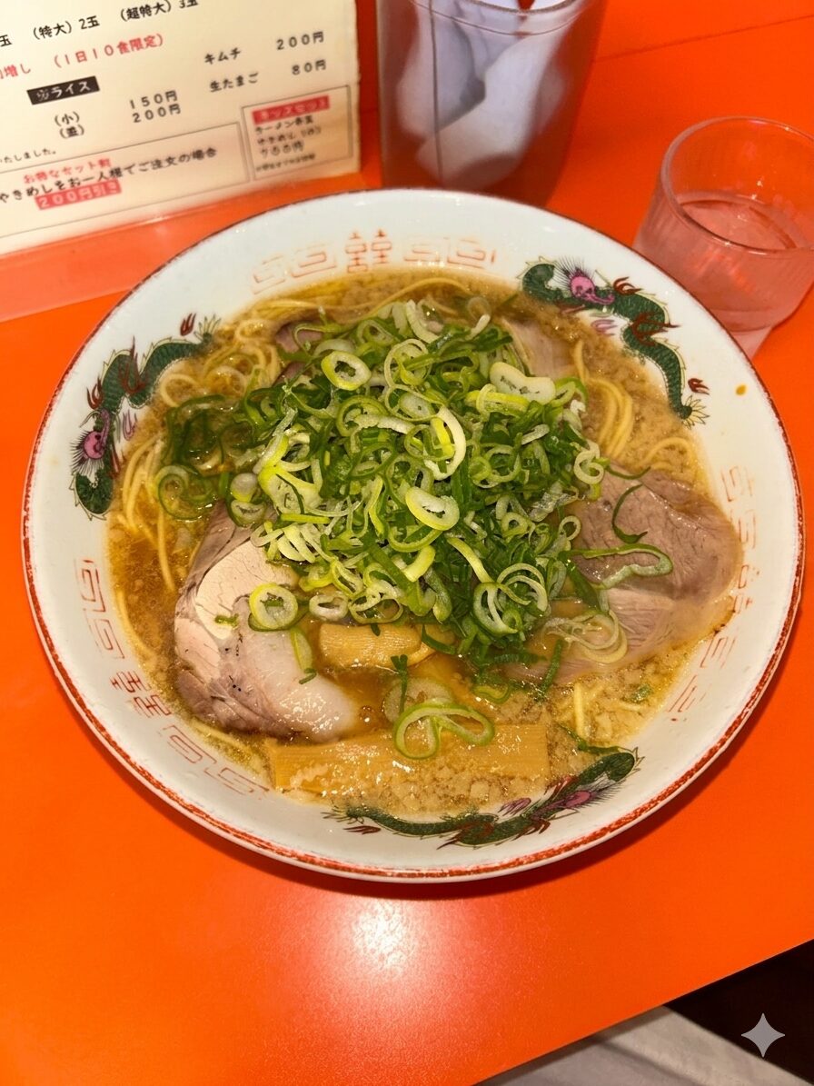 【守山市】創業40年！「山さんラーメン」の絶品鶏ガラ醤油と名物大小セット